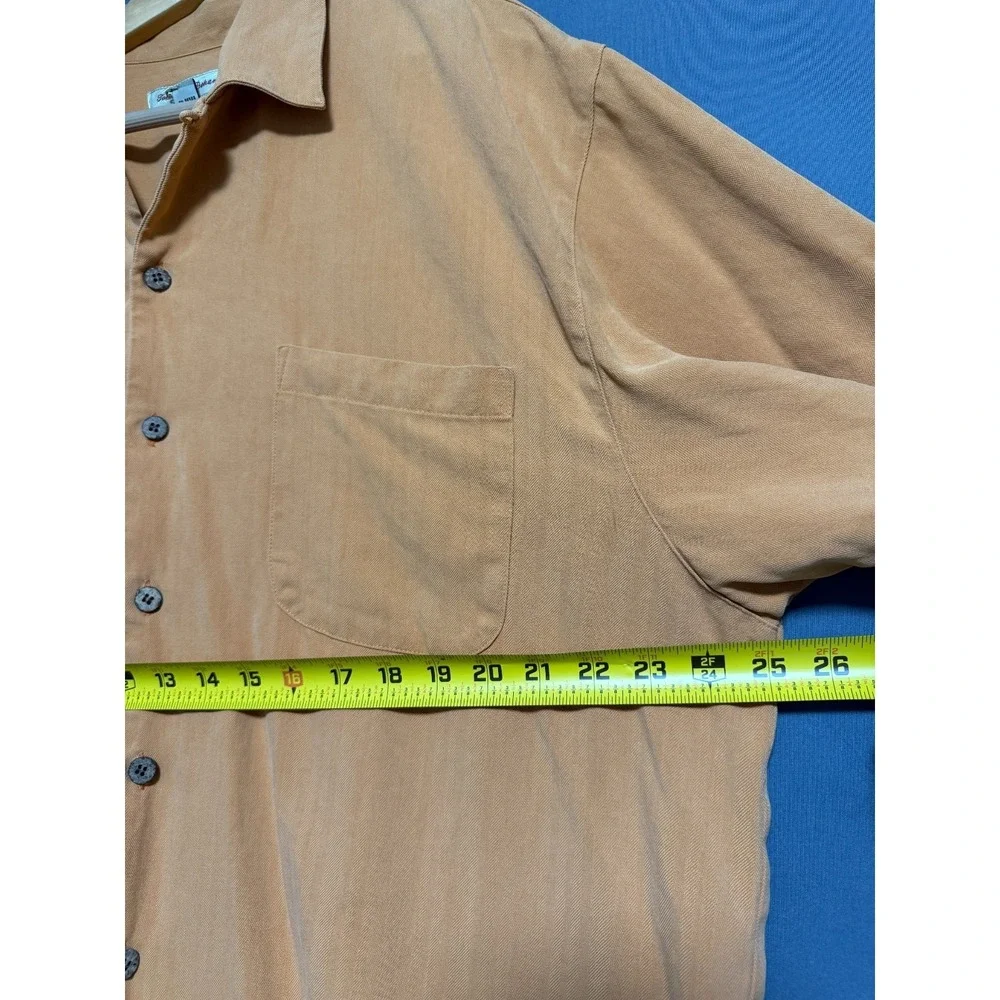 Tommy Bahama Button Up Shirt Men XXL Silk Designated Driver Embroidered Tropical
